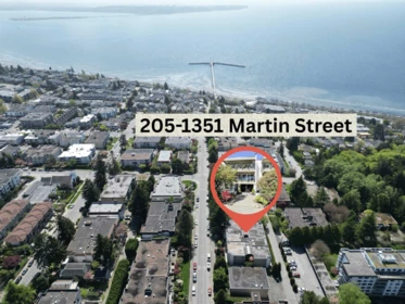 Staircase Photo of 205 1351 Martin Street, White Rock, BC