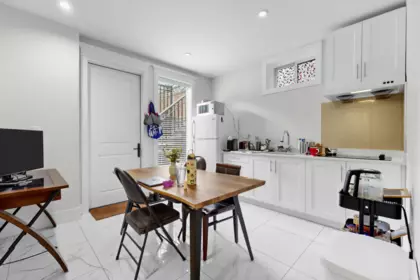 Aerial View of 4555 W 9th Avenue, Vancouver, BC