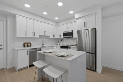 Kitchen Photo of 308 33820 South Fraser Way, Abbotsford, BC