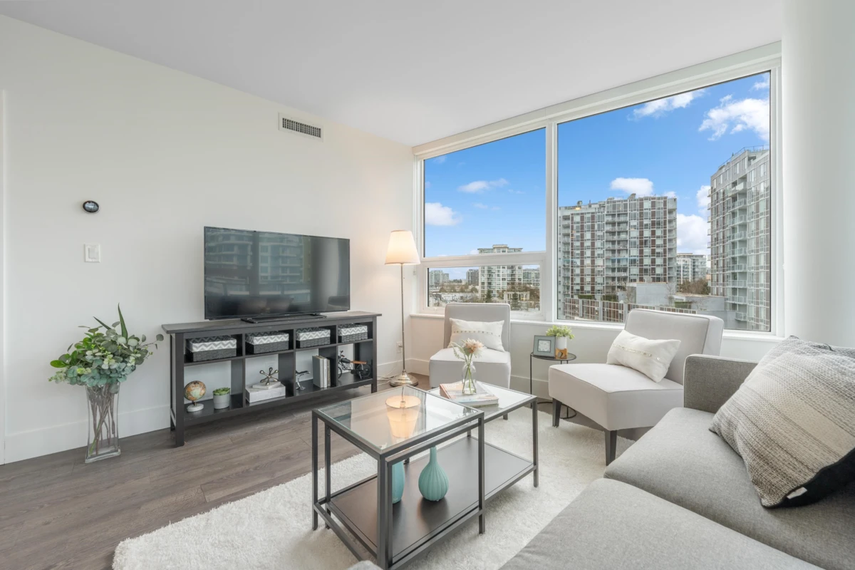 Family Room Photo of 703 5508 Hollybridge Way, Richmond, BC