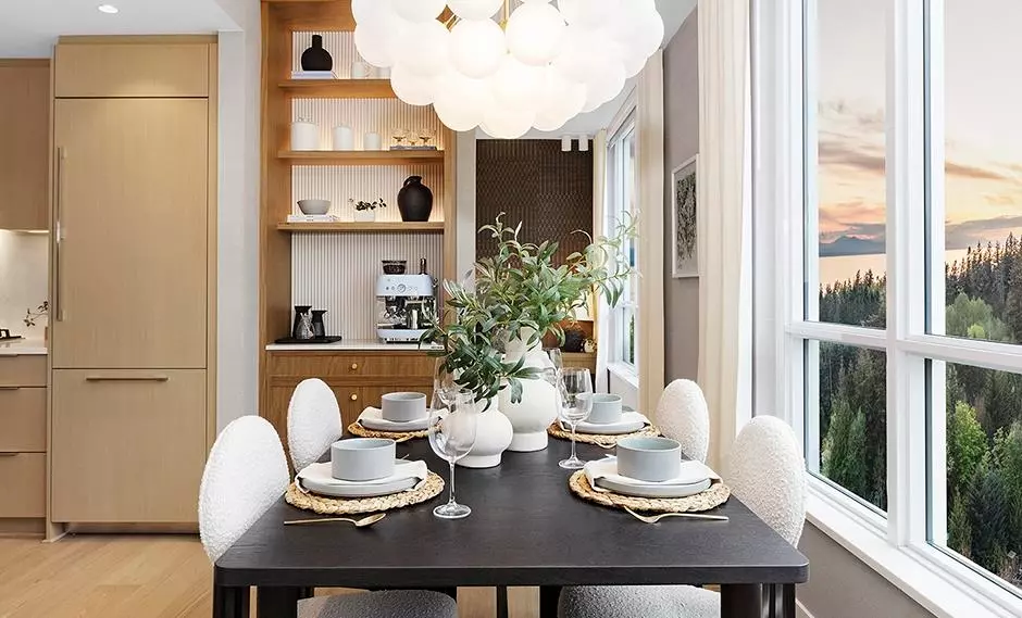 Dining Area Photo of 503 6036 Gray Avenue, Vancouver, BC
