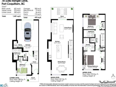 Outdoor Patio Photo of 78 2380 Ranger Lane, Port Coquitlam, BC