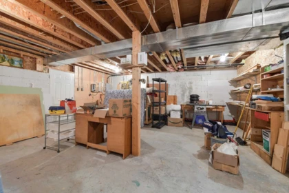 Garage Interior Photo of 412 Wood Dale Drive, Mayne Island, BC
