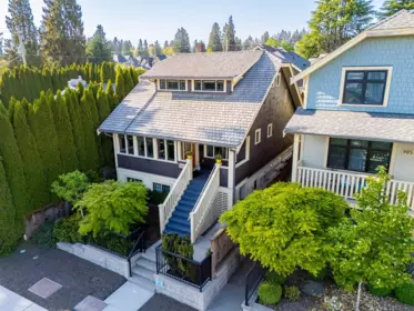 Aerial View of 903 Walls Avenue, Coquitlam, BC