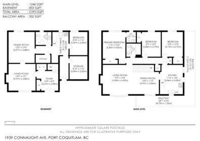 Loft / Bonus Room Photo of 1939 Connaught Avenue, Port Coquitlam, BC