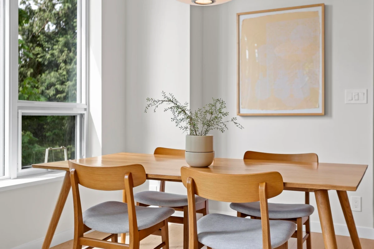 Dining Area Photo of 309 3533 Ross Drive, Vancouver, BC