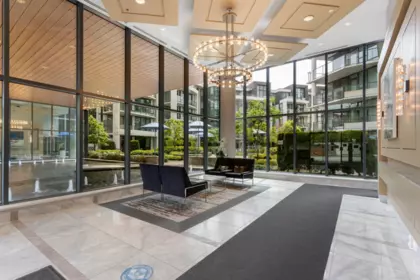 Aerial View of 309 3533 Ross Drive, Vancouver, BC
