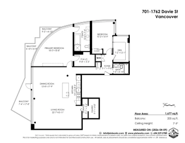 Street View Photo of 701 1762 Davie Street, Vancouver, BC
