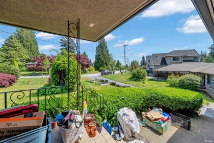Aerial View of 959 Caithness Crescent, Port Moody, BC