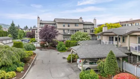 Aerial View of 306 8975 Mary Street, Chilliwack, BC