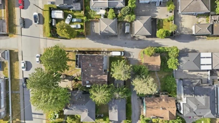 Aerial View of 7694 Buller Avenue, Burnaby, BC