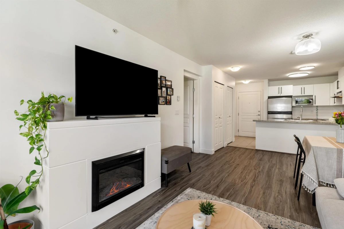 Living Room Photo of 408 2088 Beta Avenue, Burnaby, BC