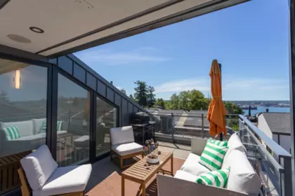 Outdoor Deck Photo of 125 649 E 3rd Street, North Vancouver, BC