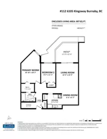 Laundry Room Photo of 112 6105 Kingsway, Burnaby, BC