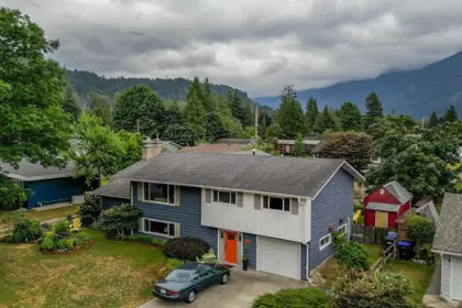 Aerial View of 630 Hazel Street, Hope, BC