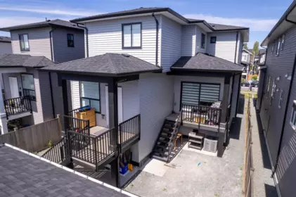 Aerial View of 222 Hampton Street, New Westminster, BC