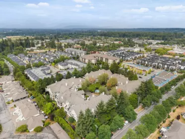 Aerial View of 202 22015 48 Avenue, Langley, BC