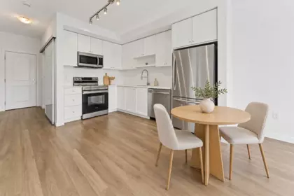 Dining Area Photo of 402 13623 81a Avenue, Surrey, BC