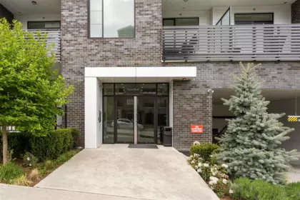 Exterior Rear Photo of 402 13623 81a Avenue, Surrey, BC