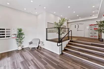 Living Room Photo of 402 13623 81a Avenue, Surrey, BC