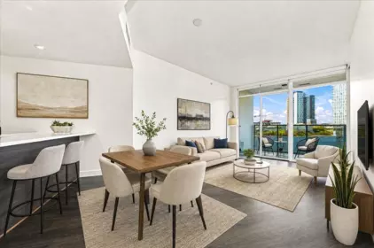 Living Room Photo of 706 3557 Sawmill Crescent, Vancouver, BC