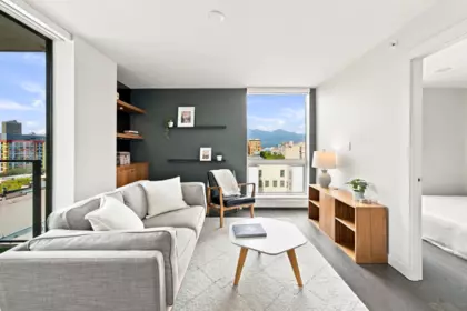 Living Room Photo of 1006 189 Keefer Street, Vancouver, BC