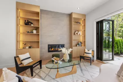 Living Room Photo of 1 3873 W 22nd Avenue, Vancouver, BC