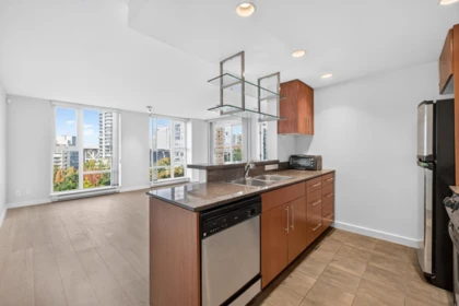 Kitchen Photo of 906 455 Beach Crescent, Vancouver, BC