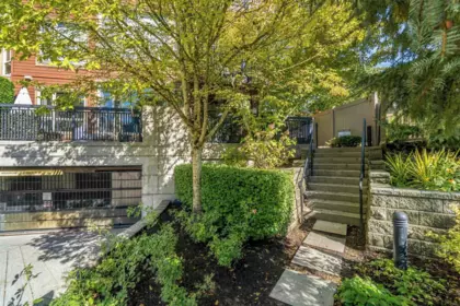 Outdoor Deck Photo of 105 1153 Kensal Place, Coquitlam, BC