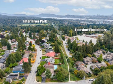 Aerial View of 2045 Kirkstone Road, North Vancouver, BC