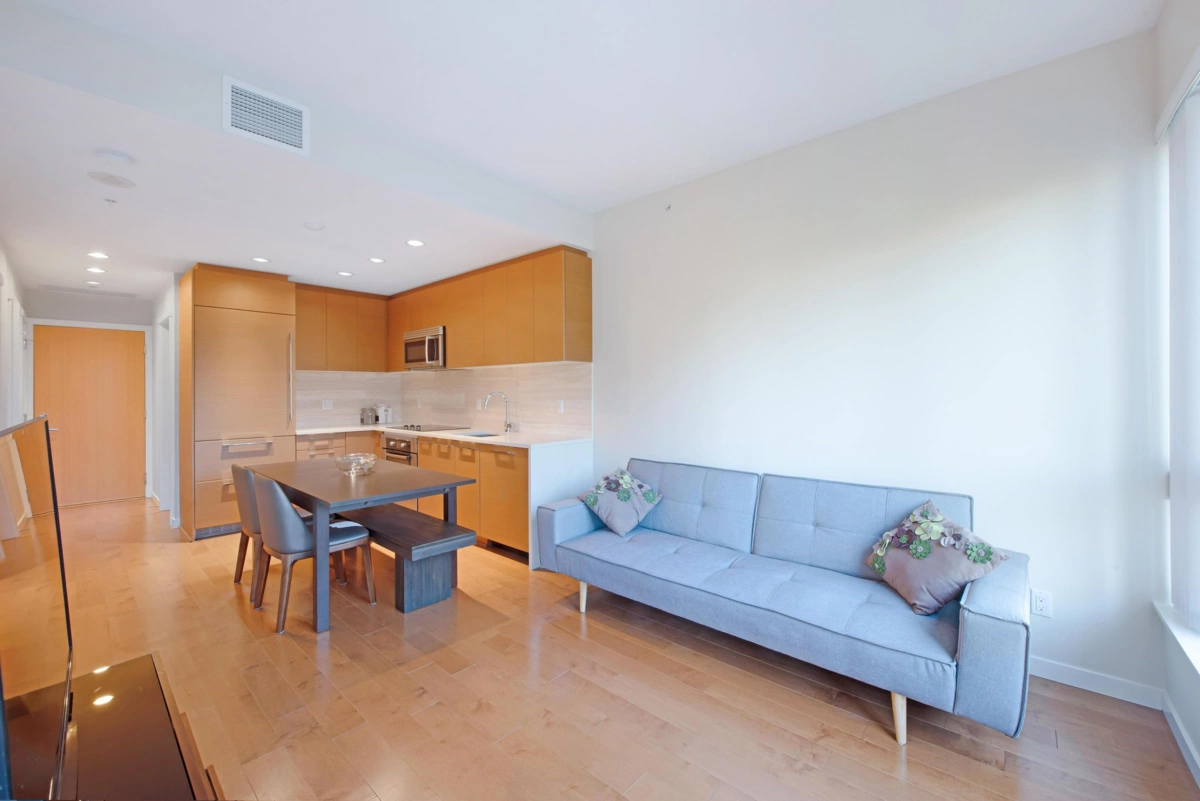 Kitchen Island Photo of 1709 5728 Berton Avenue, Vancouver, BC