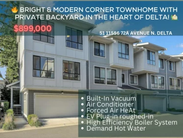 51 11556 72a Avenue, Delta, BC, Delta — Townhouse for sale