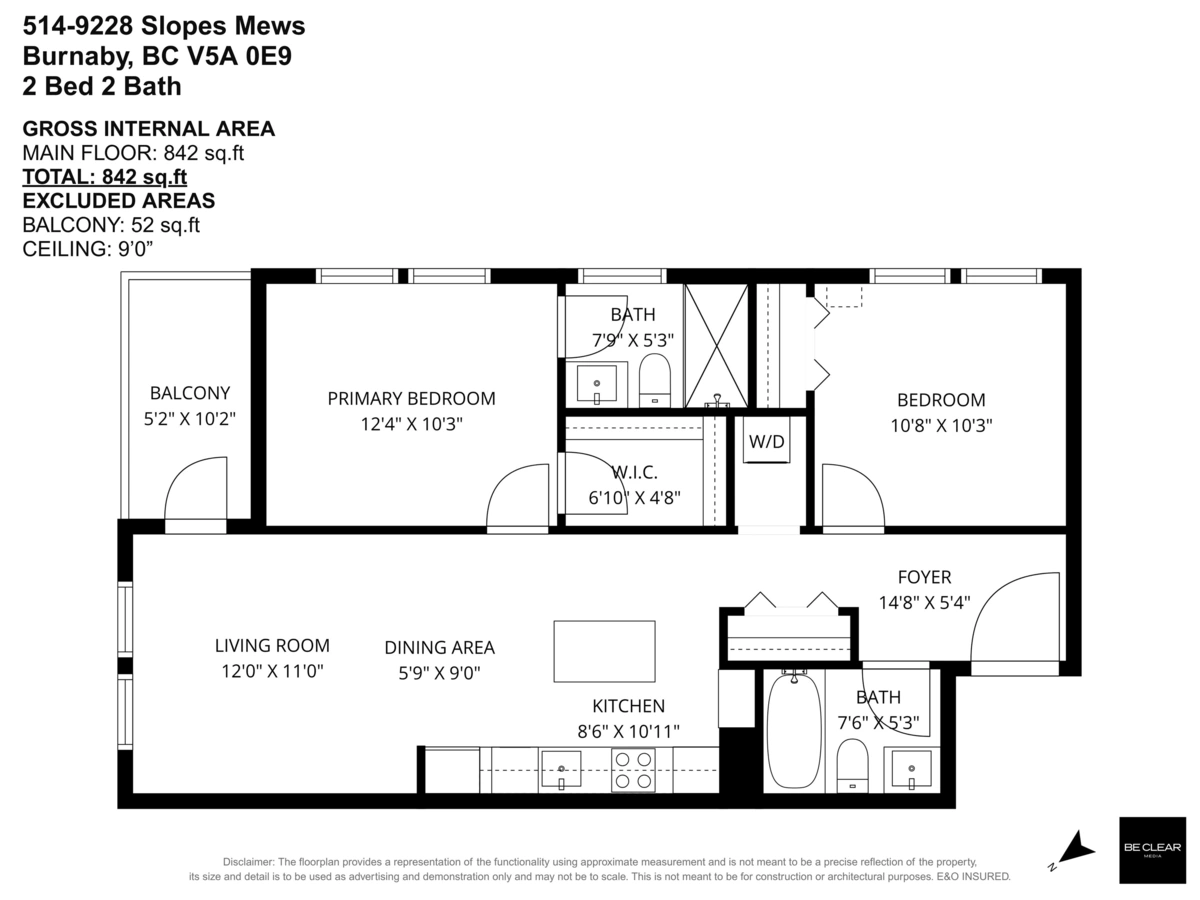 Aerial View of 514 9228 Slopes Mews, Burnaby, BC