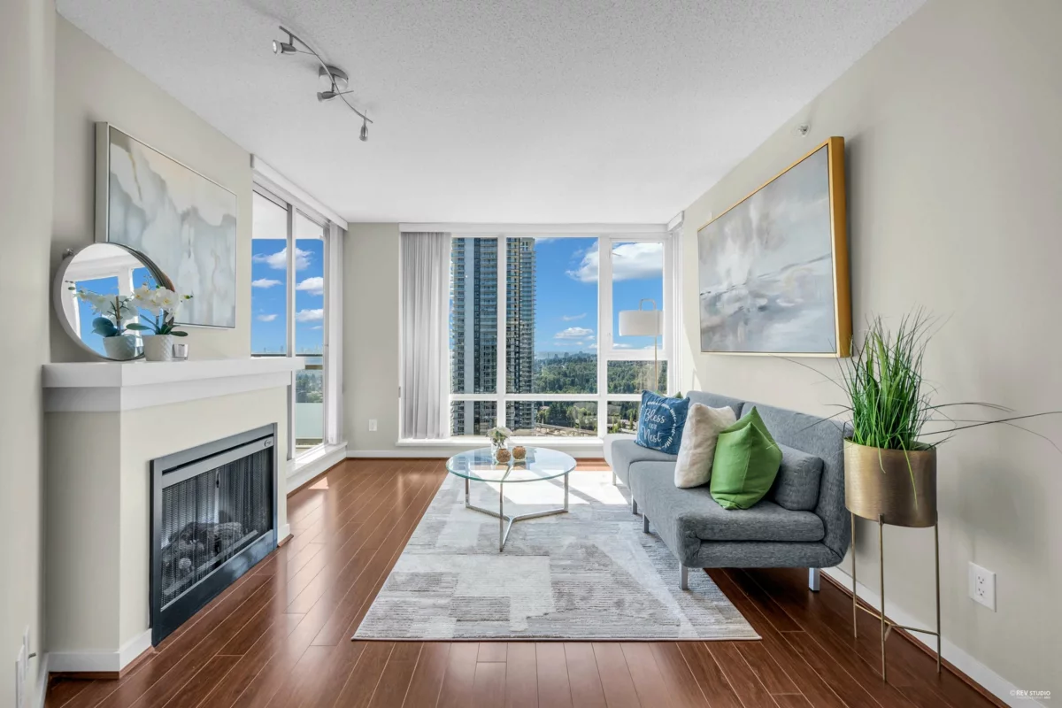 Living Room Photo of 2906 9888 Cameron Street, Burnaby, BC