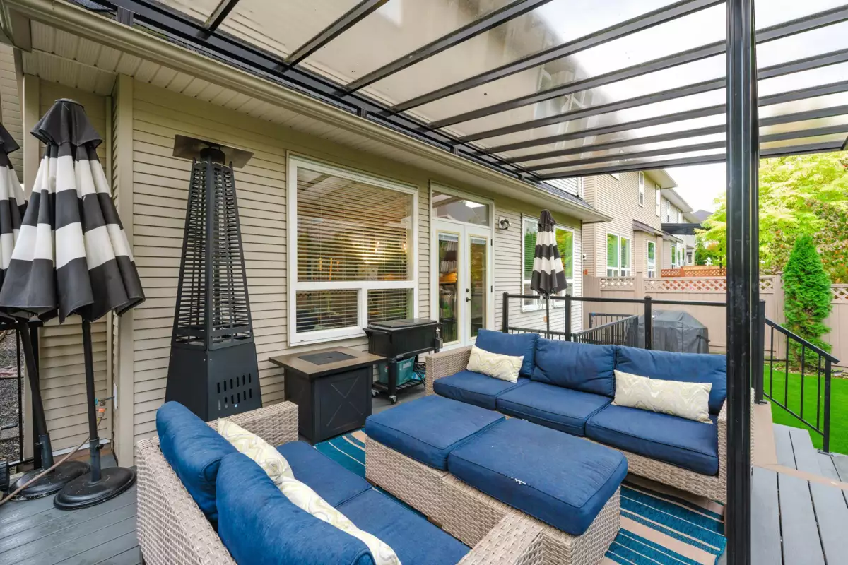 Aerial View of 8121 210a Street, Langley, BC