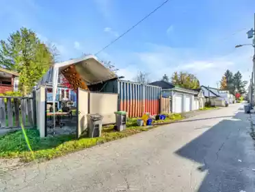 Aerial View of 4379 Welwyn Street, Vancouver, BC