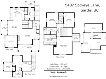 Kitchen Island Photo of 5497 Sockeye Lane, Chilliwack, BC