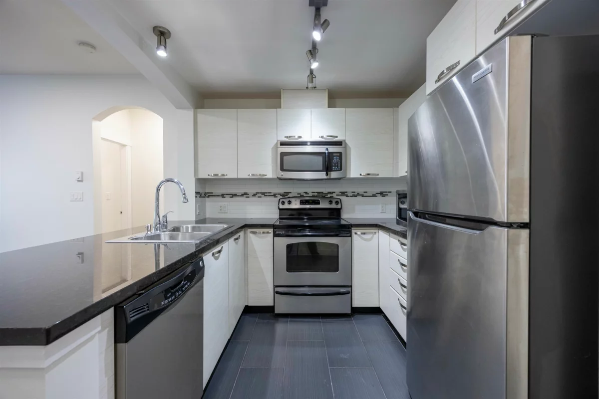 Dining Area Photo of 311 7428 Byrnepark Walk, Burnaby, BC