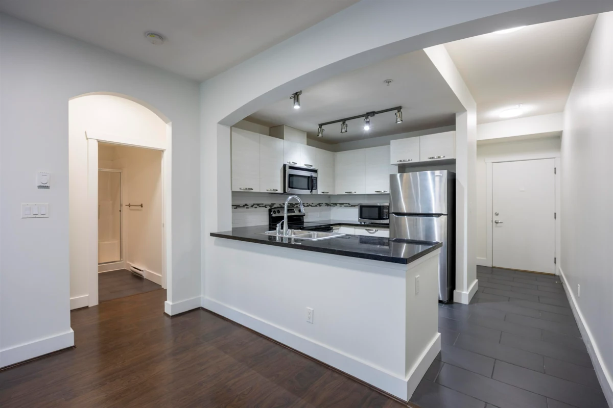 Kitchen Island Photo of 311 7428 Byrnepark Walk, Burnaby, BC