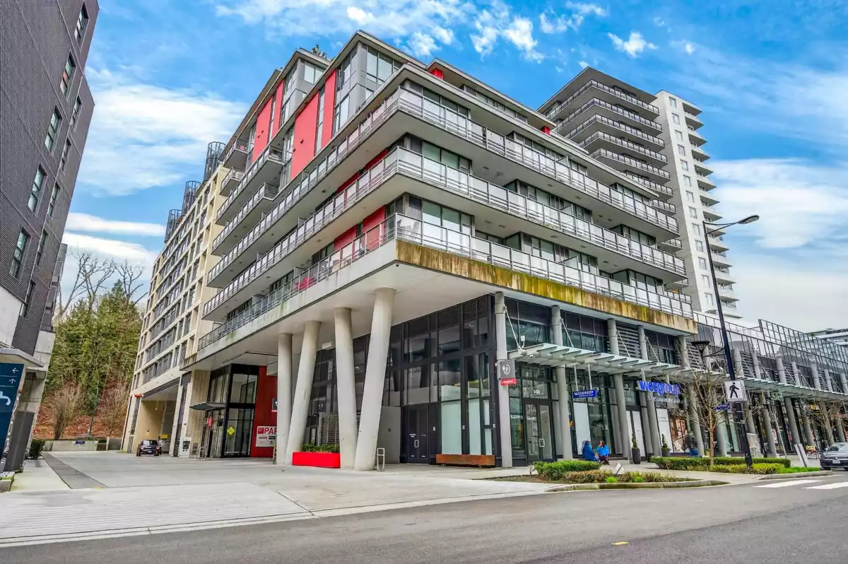 Exterior Rear Photo of 406 3451 Sawmill Crescent, Vancouver, BC