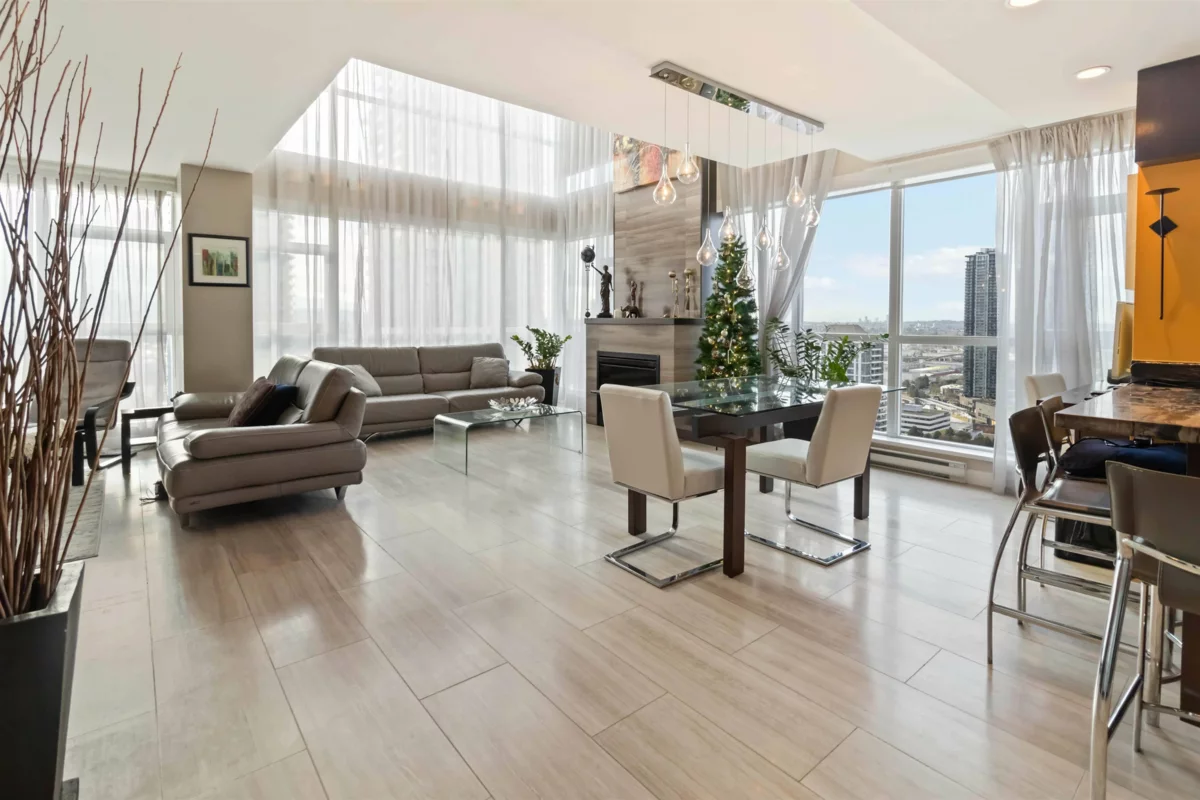 Kitchen Island Photo of 2803 4400 Buchanan Street, Burnaby, BC