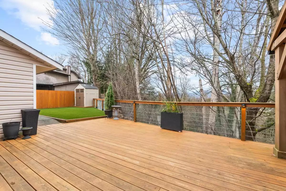 Aerial View of 3774 Qualicum Close, Abbotsford, BC