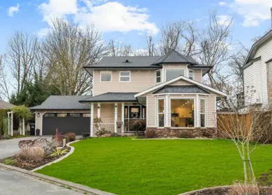 Front exterior of 3774 Qualicum Close, Abbotsford, BC