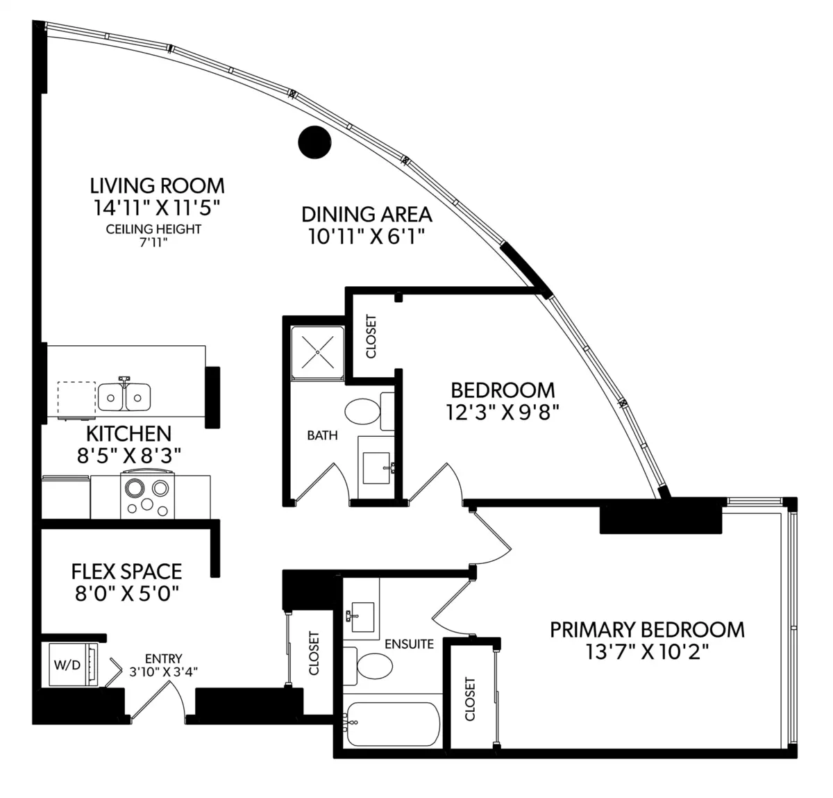 Bedroom 4 Photo of 703 1288 Alberni Street, Vancouver, BC