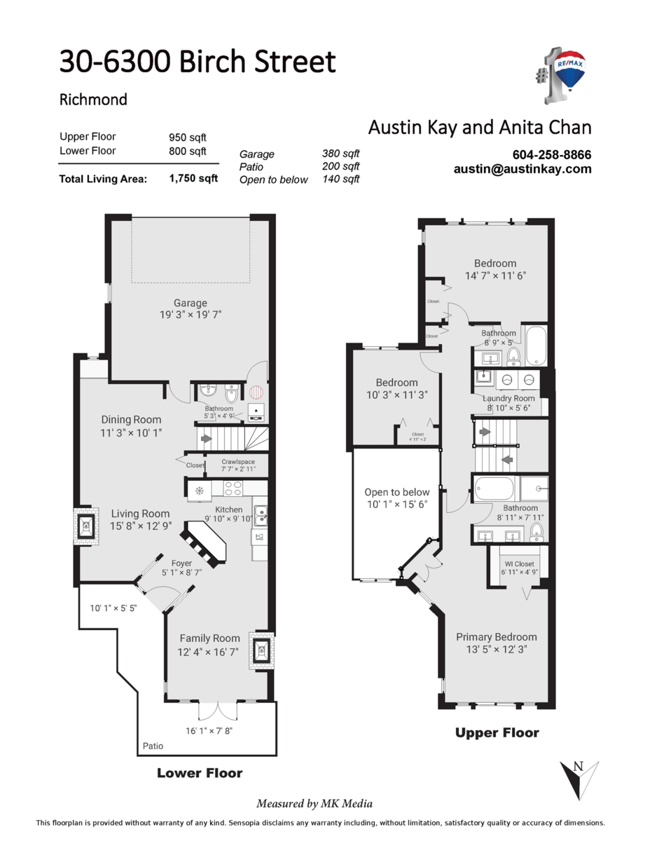 Backyard Photo of 30 6300 Birch Street, Richmond, BC