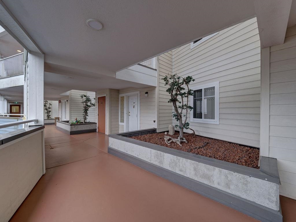 Exterior Rear Photo of 103 5470 Inlet Avenue, Sechelt, BC