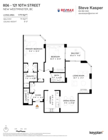 Office / Den Photo of 806 121 Tenth Street, New Westminster, BC