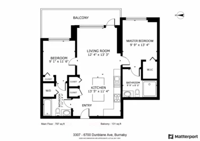 3307 6700 Dunblane Avenue, Burnaby, BC, Burnaby — Apartment/Condo for sale