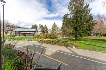 Aerial View of 217 1477 Fountain Way, Vancouver, BC