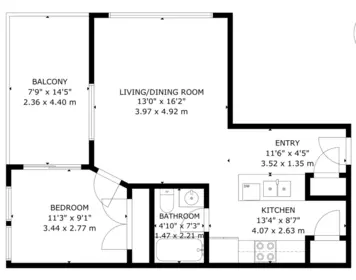 Hallway Photo of 411 2330 Shaughnessy Street, Port Coquitlam, BC